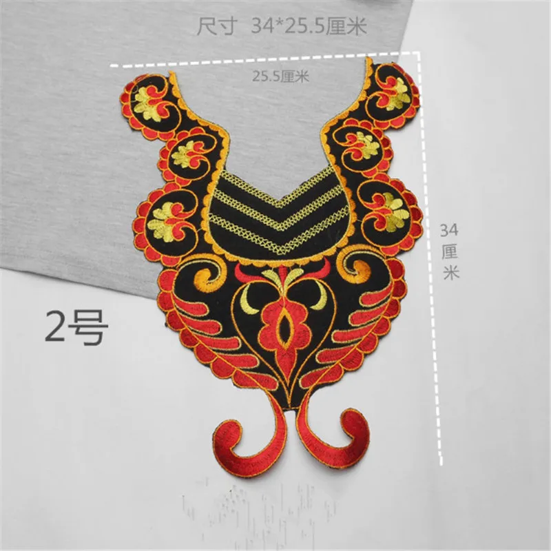 1 шт. Этническая Одежда с вышитыми тканевыми наклейками повязки на голову