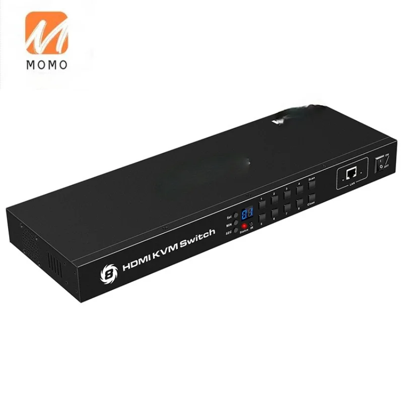 

8x1 HDMI переключатель один USB консоль управление 8 HDMI компьютеров