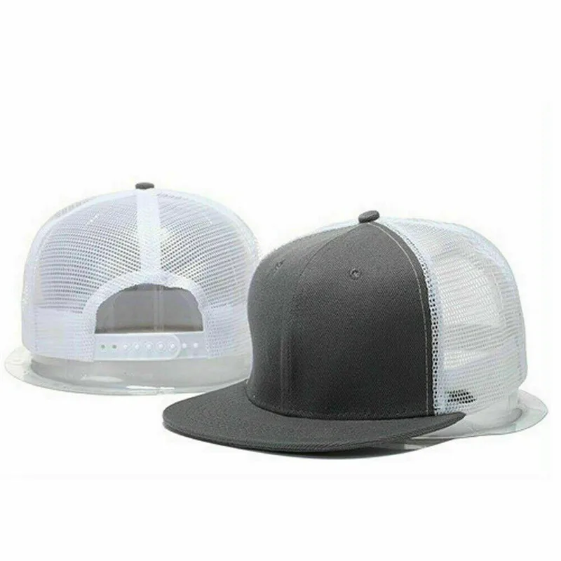 Бейсболка сетчатая бейсболка кепка Snapback Регулируемый плоский козырек
