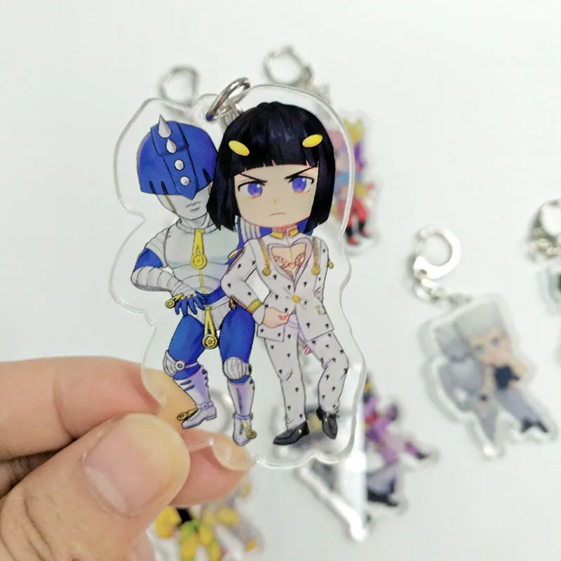 Аниме приключения Джоджо Дио Брандо Жан Пьер POLNAREFF милый брелок Косплэй акрил