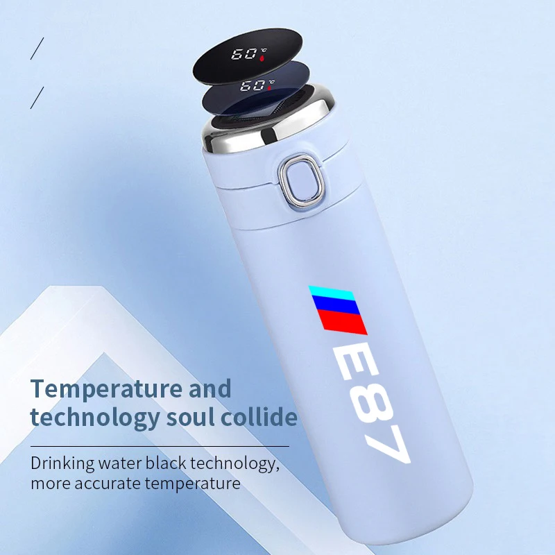 

400 мл интеллектуальный термос, фляга для путешествий, изолированная спортивная чашка, нержавеющая сталь, Вакуумная бутылка для воды для BMW E87...