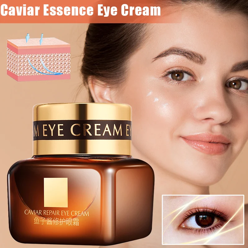 

Wholesale Caviar Eye Cream Dark Circle Remove Eye Essence Anti-Aging Eye Gel Moisturizing Whitening Eye Cream 20g M3
