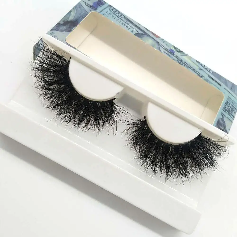 Ресницы норковые длинные многоразовые 25 мм