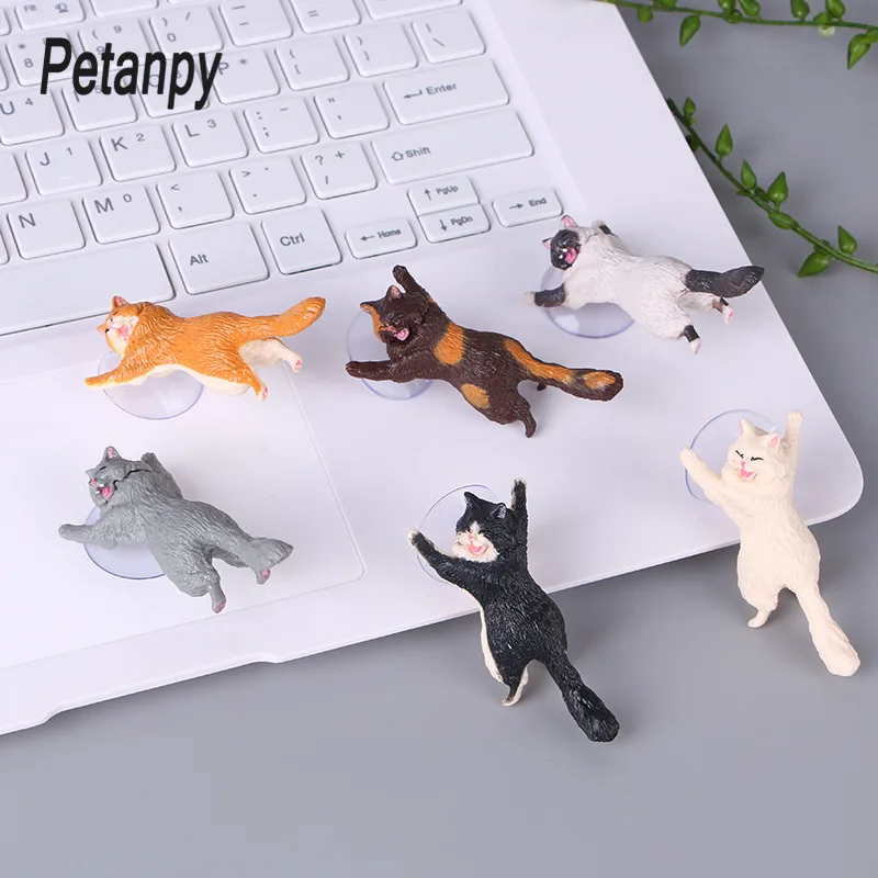 Милые наборы с котами садовые украшения мини игрушка Животные Смола ремесло