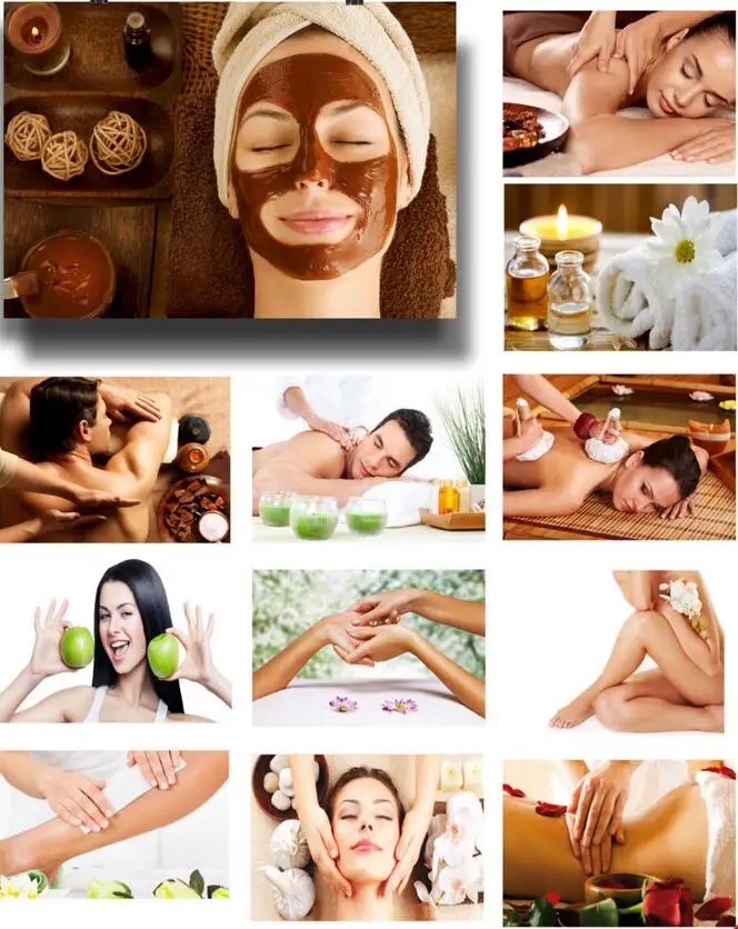 20 видов стилей Choose SPA массаж салон процветание Здоровье и красота картина шелковая печать плакат Настенный декор