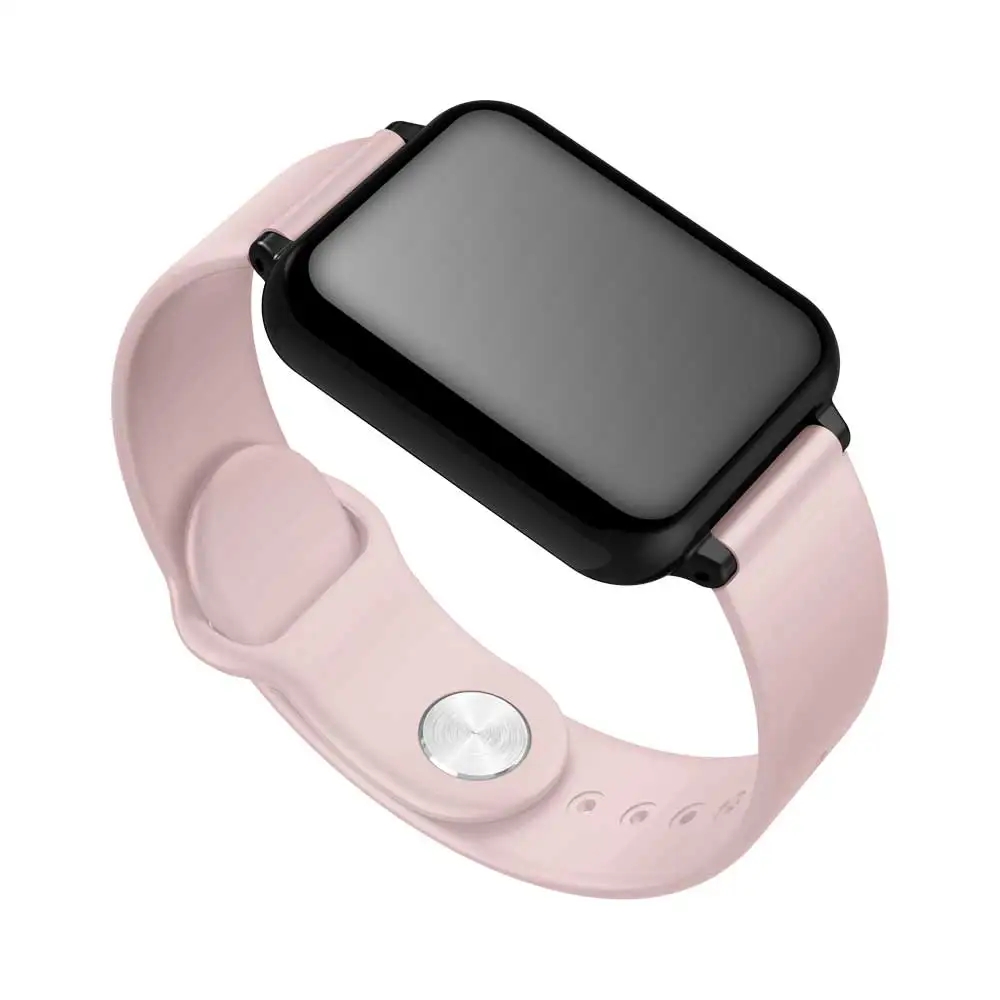Pink SENBONO B57 Смарт-часы IP67 водонепроницаемые спортивные мужские женские пульсометр Монитор артериального давления фитнес-трекер умный Браслет - Цвет: Pink