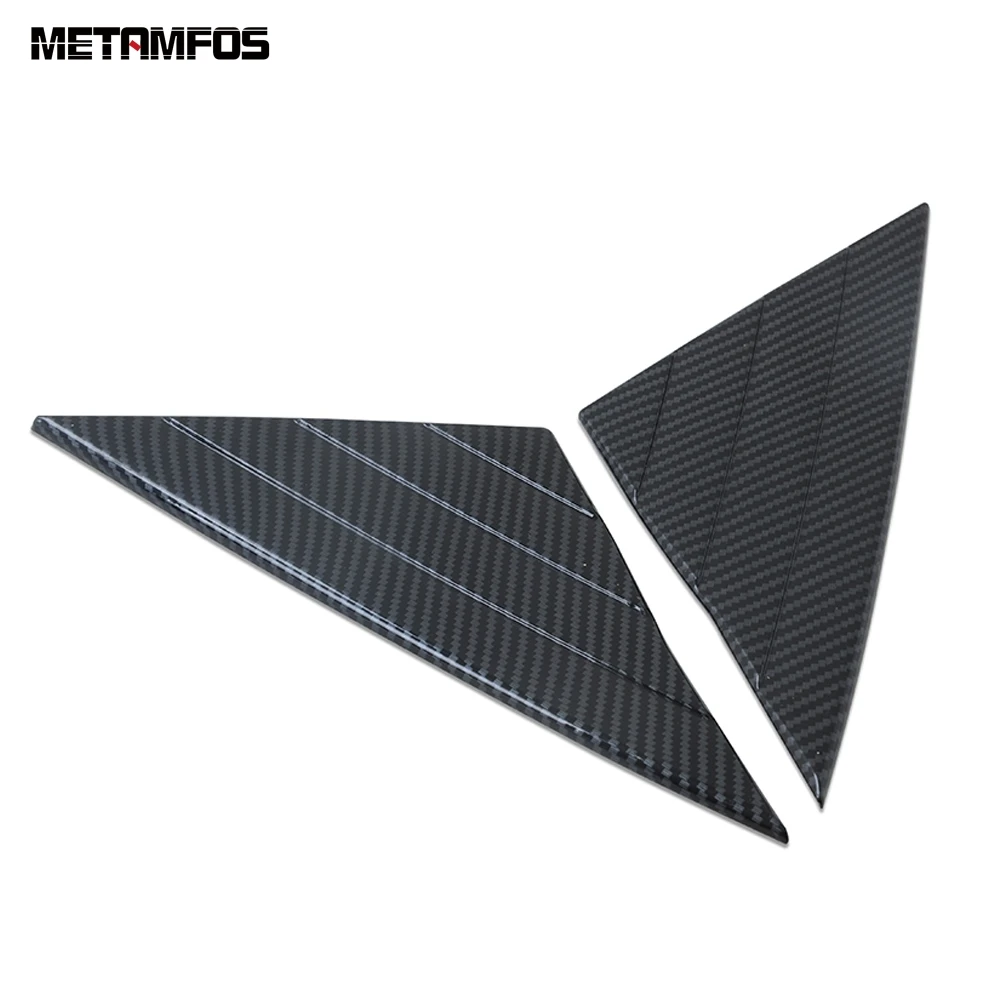 Переднее окно из углеродного волокна для Tesla Model 3 2018 2021 полоса стойки крышка