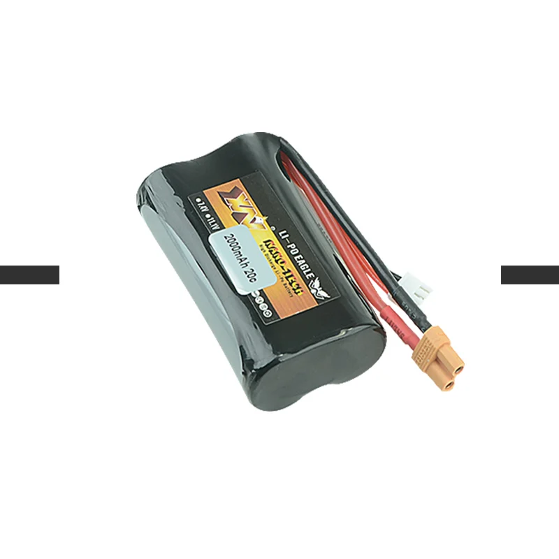 7 4 V 2000mAh Li-po батарея с штепсельной вилкой XT30 для Huina 580 550 582 583 RC экскаватор
