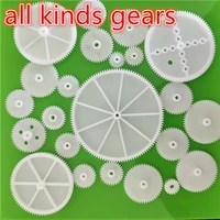 all kinds of m0 5 plastic single layer gears abs motor shaft teeth gear diy toys robot helicopter parts dropshipping