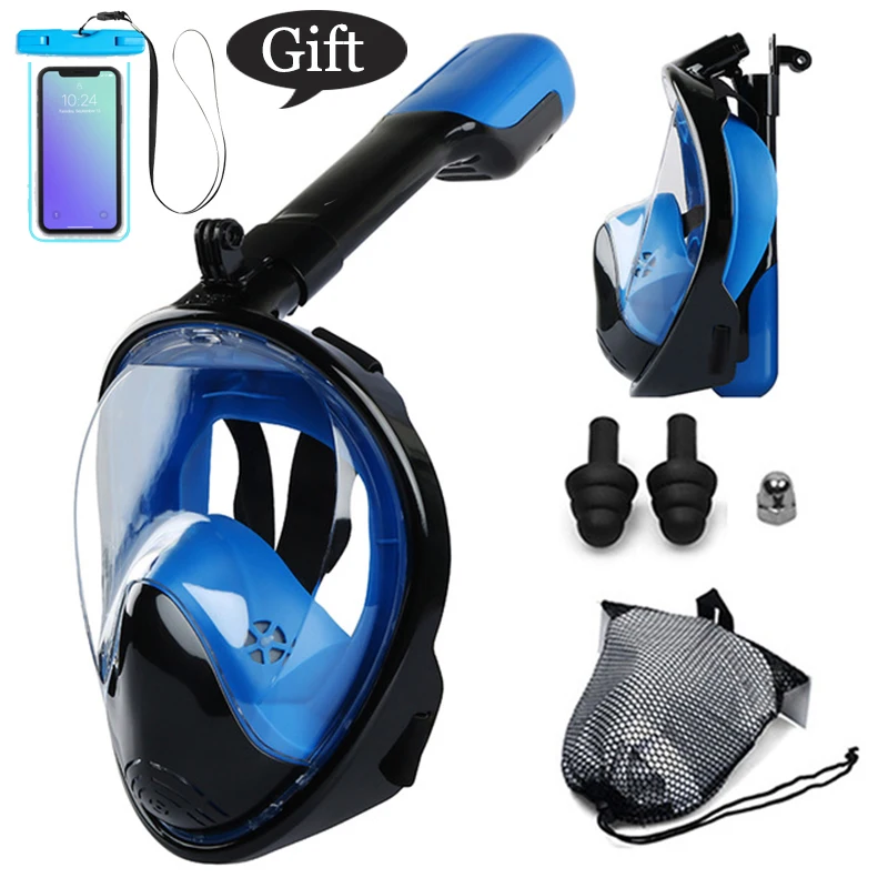 Профессиональная маска для подводного плавания взрослых незапотевающие очки