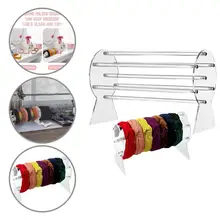Acrylic Clear Headband Holder Organizer Hair Accessory Jewelry Organizer For Chains Bracelets Necklaces Storage Shelf Hot Sale