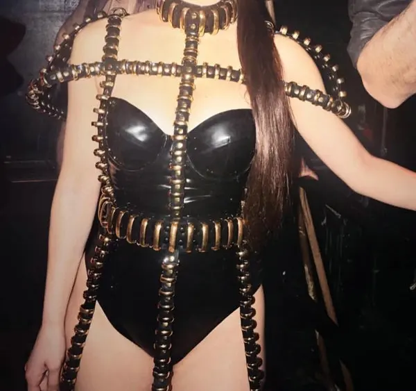 Сексуальный латексный костюм кошки для взрослых женщин резиновое боди с