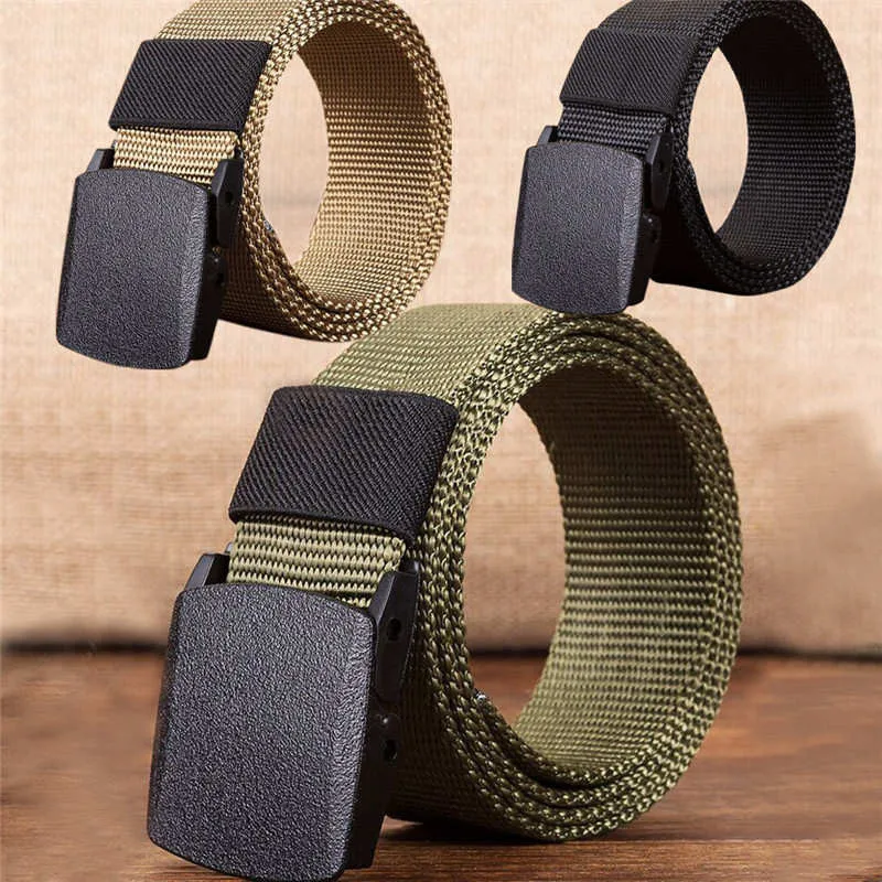 Мужской нейлоновый пояс блестящий тканевый для спорта на открытом воздухе Harajuku La