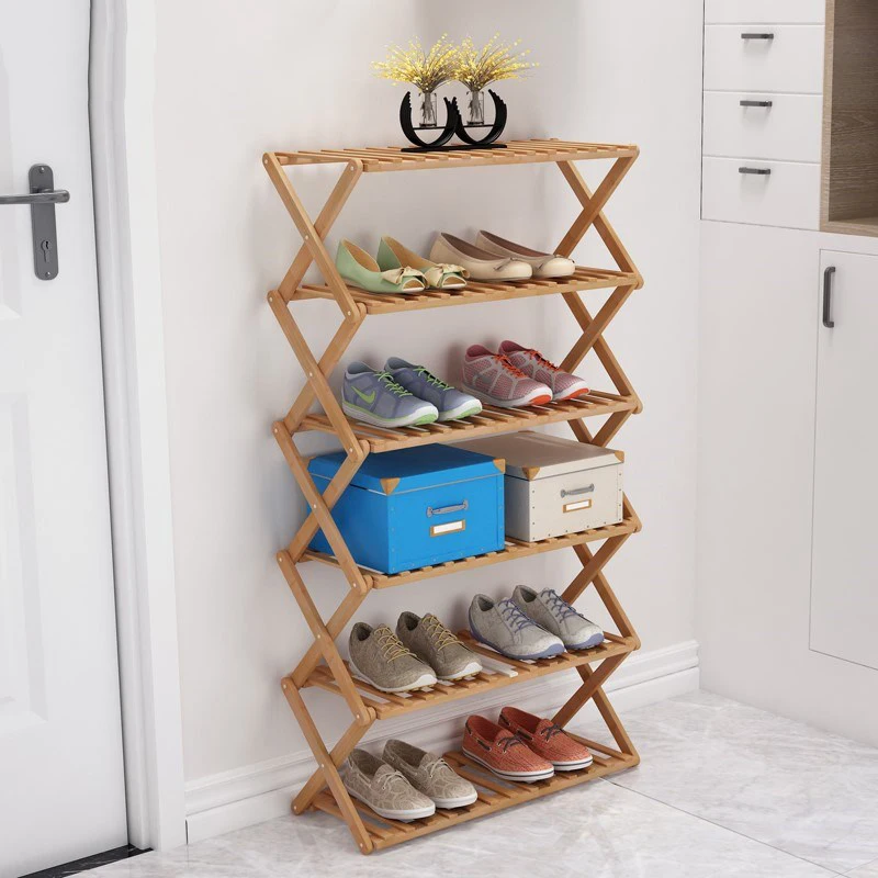 

Foldable Organizer Shoe Rack Kitchen Wooden Thin Modern Shoe Rack Storage Mueble Entrada Recibidor Outdoor Accessories OC50XG