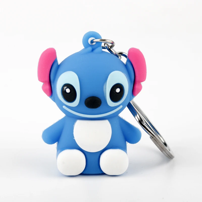 toy HEYu милые ювелирные изделия мультфильм Охана Лило Ститч кулон брелок Kawaii ПВХ брелок для ключей аксессуары - Цвет: toy