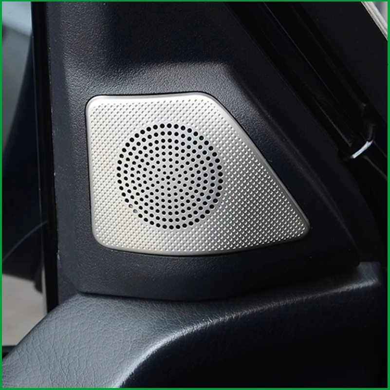 Фото Для Mitsubishi Pajero V87 V97 V93 2016-2020, внутренняя передняя дверь, колонка A-pillar, громкий динамик, звуковой сигнал, крышка, наклейка, отделка №2