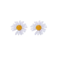 daisy stud earrings fashion daisy button studs earrings for woman daisy earrings