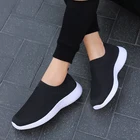 Кроссовки-носки Moipheng женские, прогулочные лоферы, без застежки, плоская подошва, большие размеры, весна-лето 2022