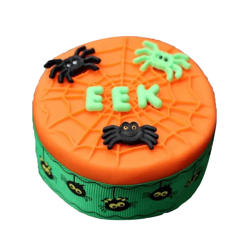 Пауки на Хэллоуин meiжум паук паука сахар ремесло торты конфета форма инструменты