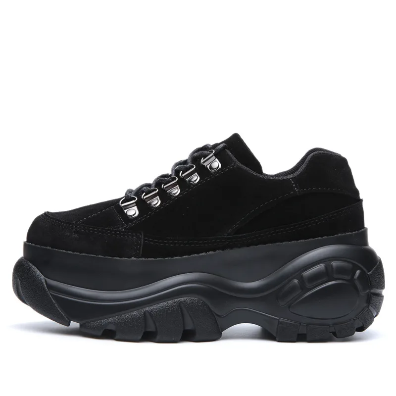 Женские туфли из натуральной кожи на платформе | Балетки