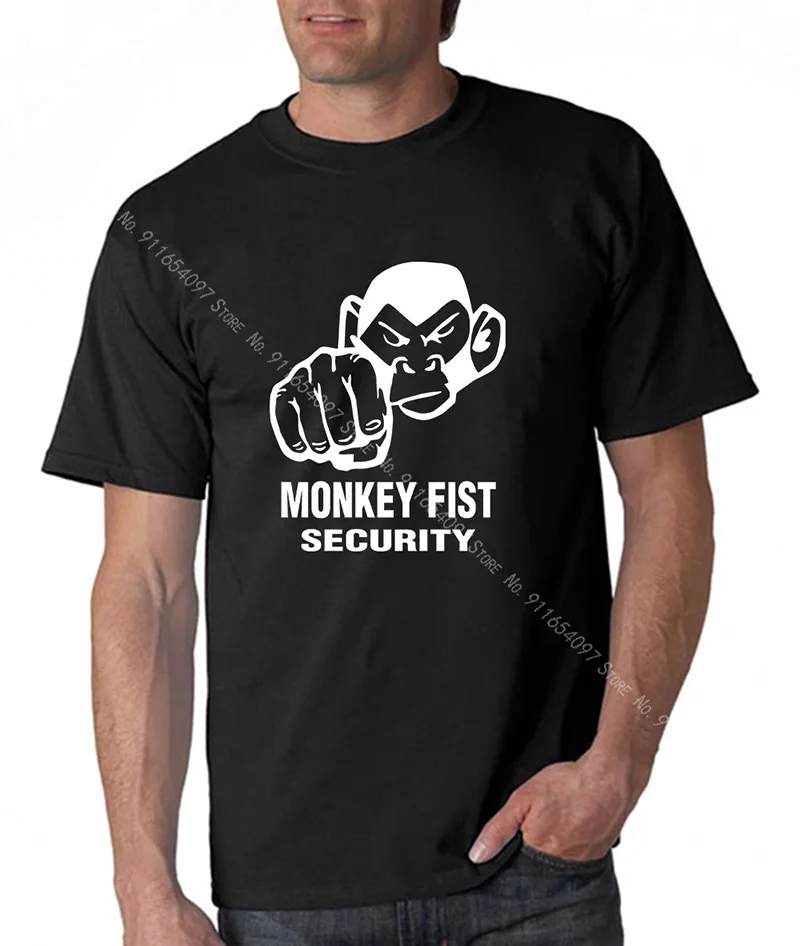 Футболка оверсайз с принтом обезьянки кулака Кевина может подождать футболки