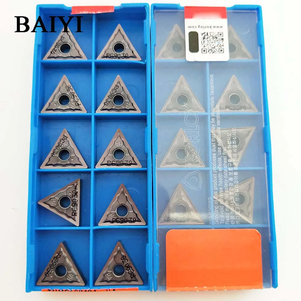 

10 шт. TNMG160404-HA PC9030 TNMG160408-HA PC9030 cnc токарный Карбид режущих пластин TNMG160404/08 токарное лезвие из нержавеющей стали