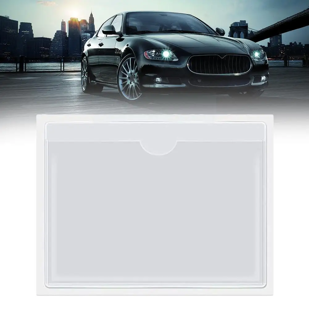 

Клейкая сумка с этикетками, клейкая наклейка на ветровое стекло, наклейка на разрешение на парковку, пластиковый рукав, прозрачная сумка дл...