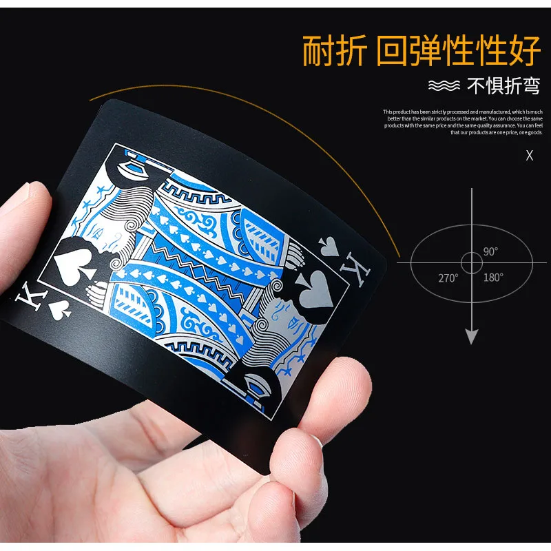 ПВХ креативные игральные карты карточная игра водонепроницаемая коллекция
