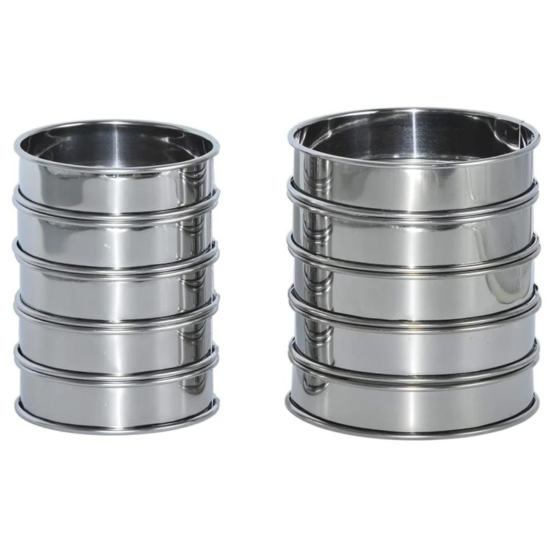 

Круглая форма из нержавеющей стали для выпечки тортов, форма для Мусса и кондитерских изделий «сделай сам», инструмент для домашнего пригот...