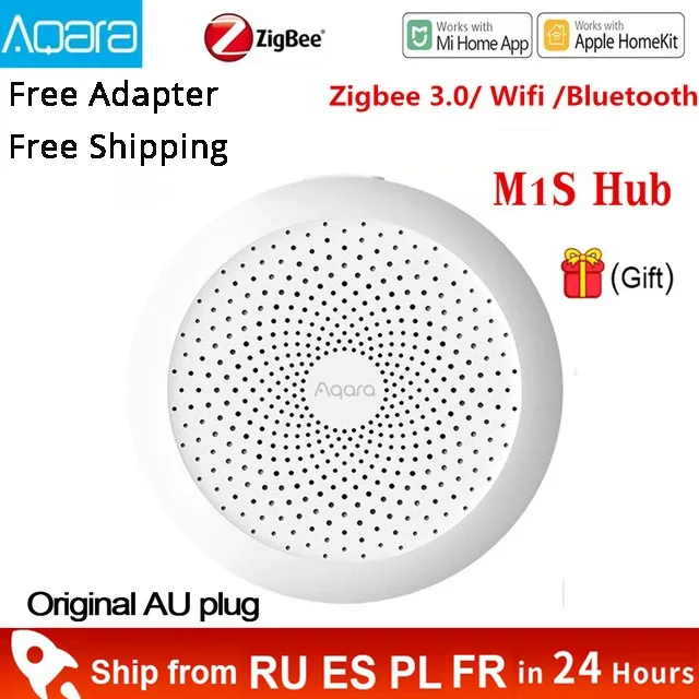 Беспроводной хаб Xiaomi Smart Aqara Hub M1S Gateway 3 ZigBee3.0 Wi Fi дистанционное управление