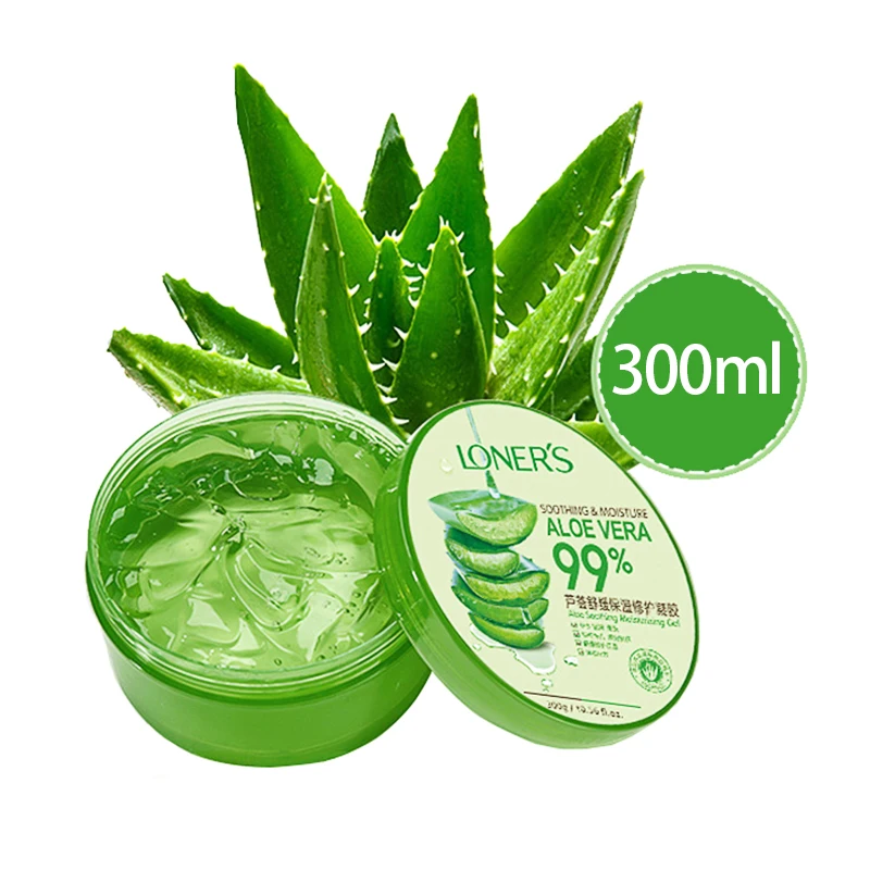 

300g 99%Aloe Vera Gel Remove Acne Face Cream Soothing Face/Hand/Body Skincare Moisturizer Sun After Repairing Sleeping Mask