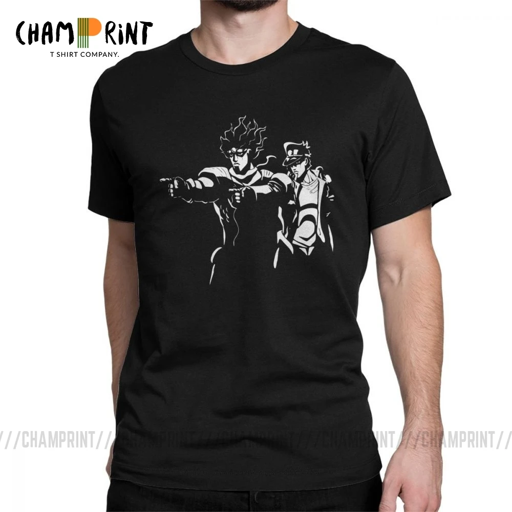 Jojo's Необычные Приключения футболки для мужчин стенд художественная одежда