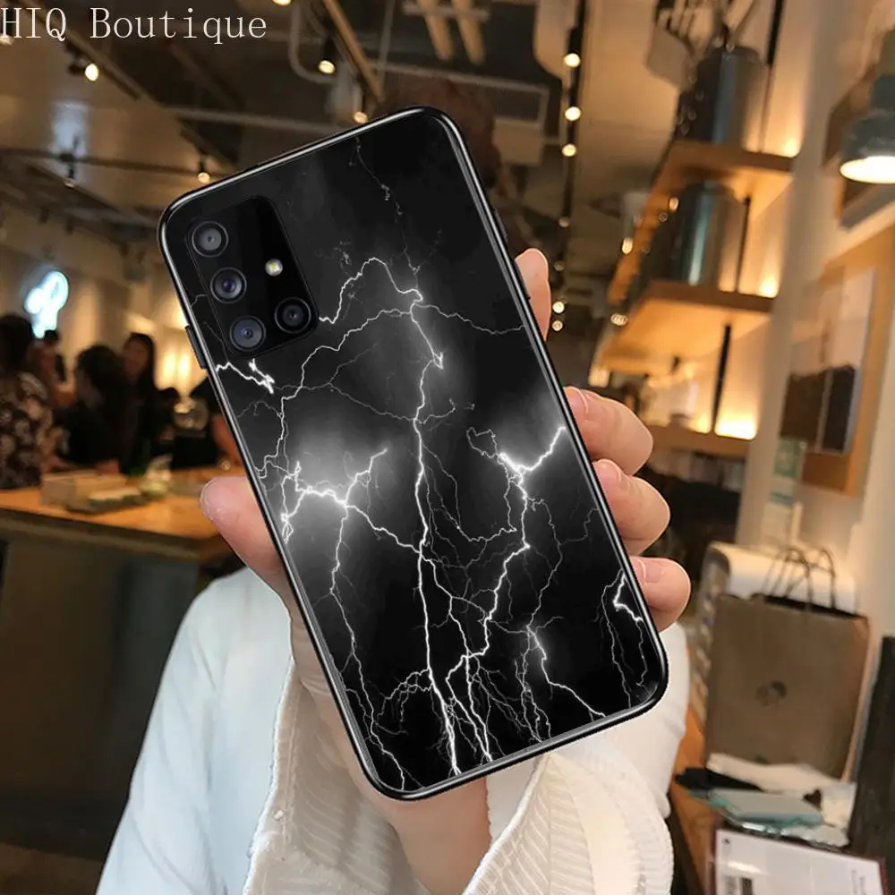 

Strange wallpaper Phone Case Hull For Samsung Galaxy A 90 50 51 20 71 70 40 30 10 80 E 5G S Black Shell Art Cell Cover