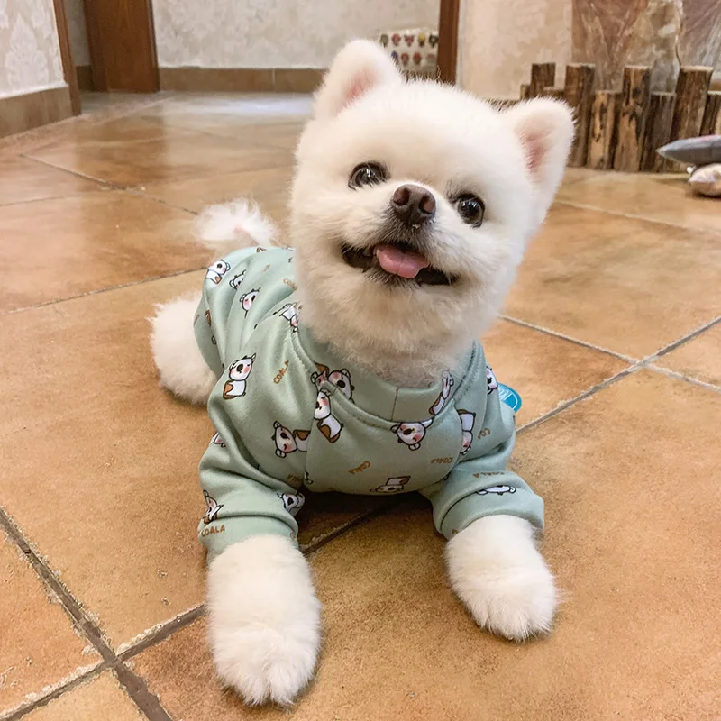 PETCIRCLE/Одежда для питомца Мишка Pomeranian маленькая собака с круглым вырезом