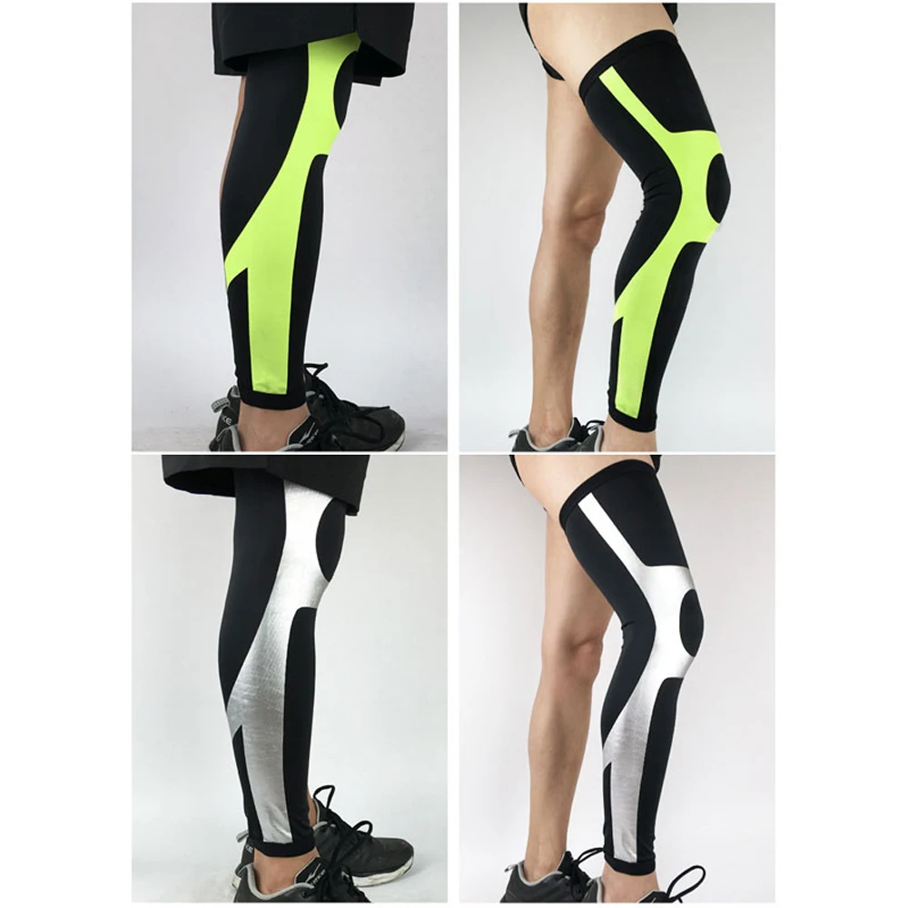 HAPPTYL 1 шт. Компрессионные рукава для ног Гольфы с длинными рукавами поддержка