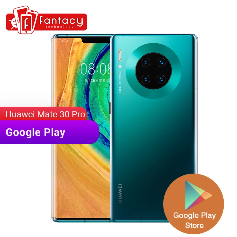 Оригинал HUAWEI Mate 30 Pro 8 ГБ 128 Гб мобильный телефон 6 53 дюймов Kirin 990 Восьмиядерный Android
