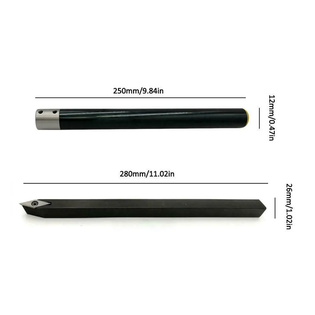 

Wooden Turning Tool Chisel Carbon Steel Tip Lathe Insert Cutter Woodworking WWO66