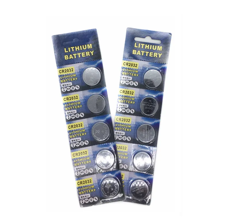 

10pcs/2Cards 3V CR 2032 Coin Cell Battery DL2032 5004LC KL2032 Lithium Button Battery CR2032 For Watch Remote Electronic