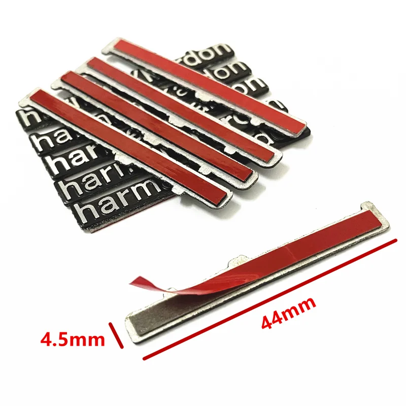 10pcs Hi-Fi Speaker Audio Stereo Labeling Logo For Harman Kardon Alpine Pioneer Burmester Dynaudio Infiniti Emblem Sticker Badge |