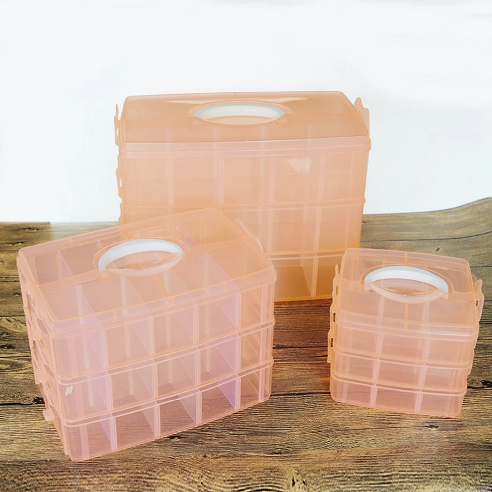 3 слоя алмазной вышивки ремесло бисер инструмент для хранения таблеток