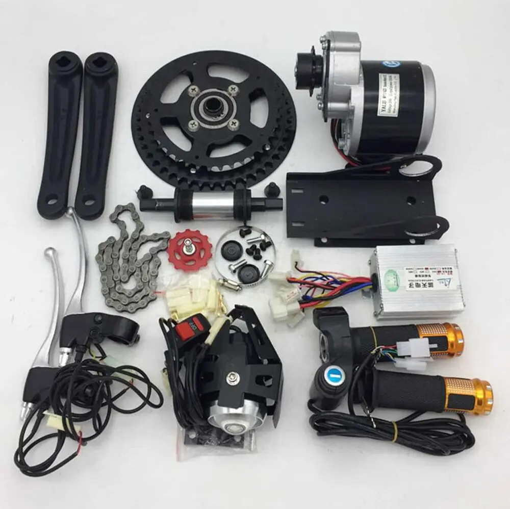 Электрический велосипед моторный конверсионный набор 24v/36v/350 Вт середине