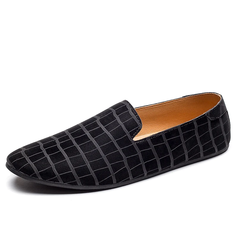 

Кроссовки мужские кожаные, Симпатичные дышащие Сверхмягкие Нескользящие, обувь в горошек, удобные деловые, повседневная обувь на плоской п...