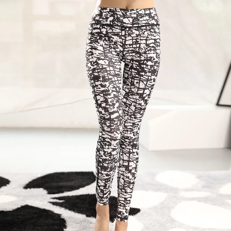 

Quick-drying digital printing leggings new sports tights fitness pants