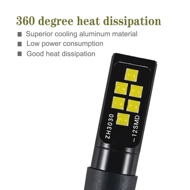 2 шт. H1 H3 Автомобильные светодиодные лампы противотуманные фары супер яркие 12MD 3030