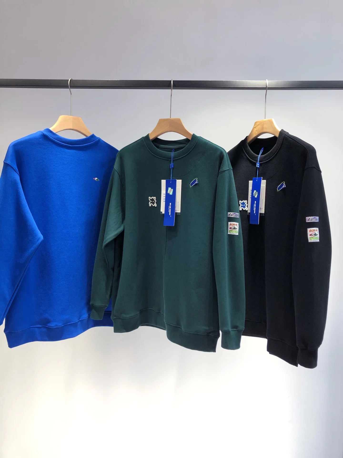 

2021ss ader error new autumn pullover men and women style hoodie 1:1 high quality ADER little monster embroidery loose OS top