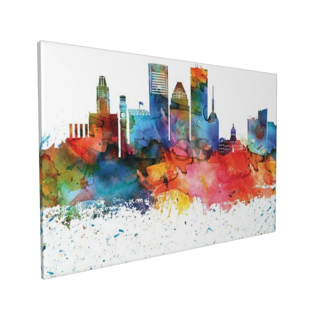 

Красочный акварельный пейзаж Baltimore-холст с принтом, картина на стену в рамке, домашний декор для гостиной, спальни