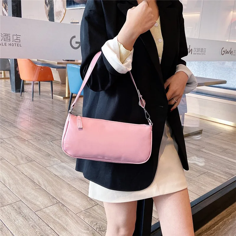 Женская сумка через плечо из пу кожи на молнии|Сумки с ручками| |