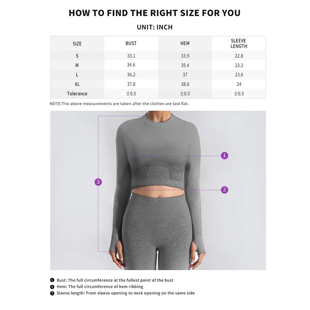 

Women Quick Dry Breathable Patchwork Sport Yoga Clothing Workout Gym 2021 Summer Long Sleeve Fitness Running High Waist Crop Top
