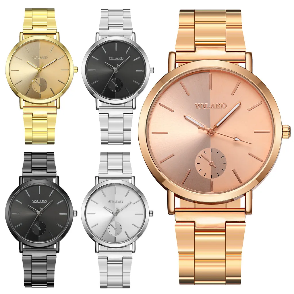 

NO.2 Casual Quartz Stainless Steel Band Newv Strap Watch Analog Wrist Watch montre femme luxury watch women rose gold 30
