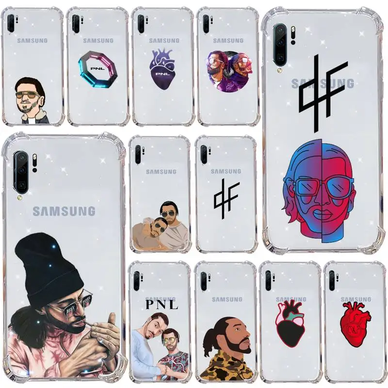 

PNL QLF Rapper Phone Case Transparent For Samsung Galaxy A71 A21s S8 S9 S10 plus note 20 ultra
